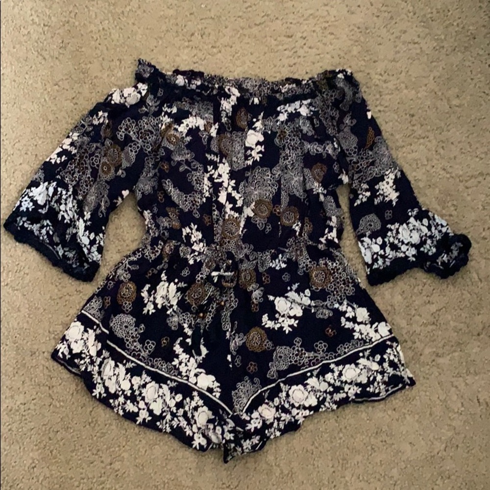 Off the shoulder romper